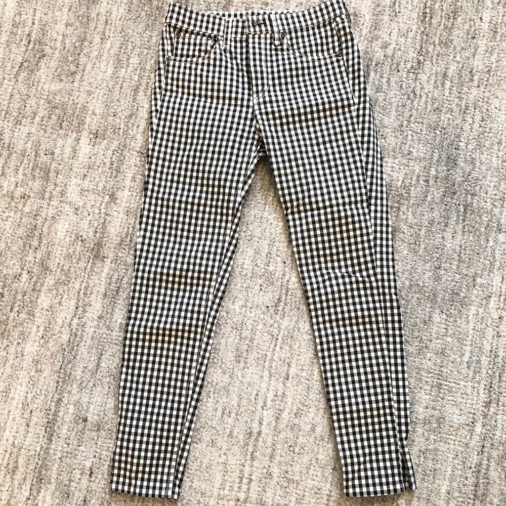 Rag & Bone Gingham Pants 🖤🤍 excellent condition